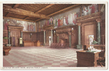The Delivery Room-Boston Public Library-MA-antique unposted postcard picture