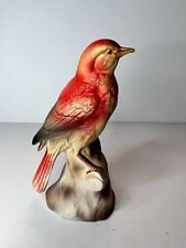 Inarco Porcelain Bird Tanager #E3571 Vintage Japan 5.5” Tall picture