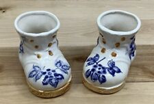 Pair Of Vintage MCM, PICO Signed Porcelain Boots - Japan, 3.5” picture
