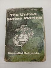 Vtg 1984 The United States Marine Essential Subjects P1550.14D Military Book picture