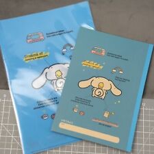Sanrio Cinnamoroll B5 Notebook A4 Clear File Set of 2 Japan Import picture