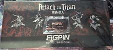 Attack On Titan Anime FiGPiN Box Set Greyscale RETIRED Limited Edition With Logo picture