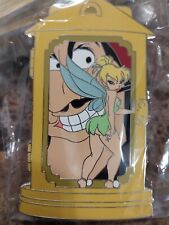 Captain Hook watching Tinker bell Jumbo Pin Fantasy LE 88 picture