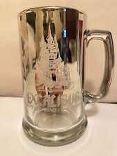 Vintage Excalibur Hotel Casino Las Vegas Mirror Beer Mug Glass Stein RARE picture