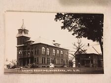 RPPC Hyde Park Vermont VT County Building RPPC Real Photo Post Card picture