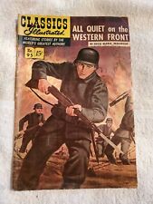 Classics Illustrated- ALL QUIET ON THE WESTERN FRONT- No. 95. Nov. 1966. GREAT picture
