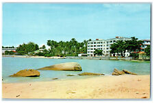 c1960's A Grand View of Tanjong Bungah Penang Malaysia Unposted Vintage Postcard picture