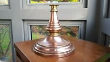 Original Victorian Hinks & Son Polished Copper Art Nouveau 21mm Oil Lamp Base A1 picture
