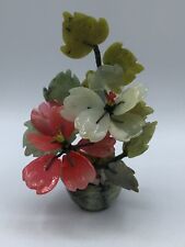Vintage Chinese Jade Tree Blossom with Marble Base 7