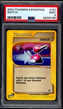 PSA 9 Switch 2002 Pokemon Card 157/165 Expedition picture