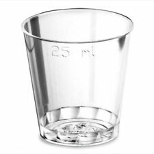Disposable Shooter Shot Glasses CE 25ml To Brim Plastic For Bar Pub Nightclub picture