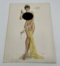 Vargas Girl I'm Sure He's in the Bath Playboy Pinup Art October 1965 picture