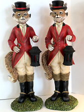 *Vintage* Winterthur Mr Lord Fox Hunt (2) English Library Statue Exclusive RARE picture