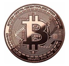 Bitcoin Commemorative Round 1 oz .999 Pure Copper Coin 2021 Edition picture