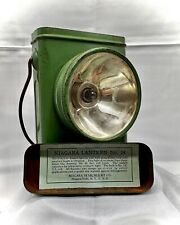 Vintage 1930s Niagara Searchlight Company Bear Cat Electric Lantern Flashlight picture