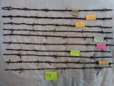 Antique Barbed Wire, 10 DIFFERENT PIECES, Excellent starter bundle , Bdl #54 picture