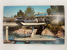 Vintage Walt Disney Disneyland Tomorrowland Postcard Monorail And Submarine B34 picture