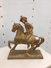 Vintage Metal Buffalo Bill Cody Statue picture