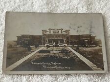 1908 RPPC Insane Asylum in Richland Center, WI Real Photo Postcard picture