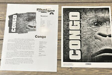 Vintage NBC Congo Press Release Photo and Fact Sheet picture