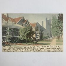 Postcard Pennsylvania Sayre PA Episcopal Church Athens 1907 Posted Divided Back picture