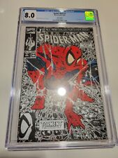 Spider-Man #1 CGC 8.0 1990 SILVER Edition Todd McFarlane New Frame FLASH SALE picture