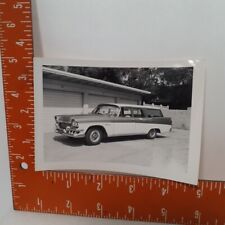 Vintage Photograph Late 1950s Station Wagon Pride Of Ownership Chrome Accents  picture
