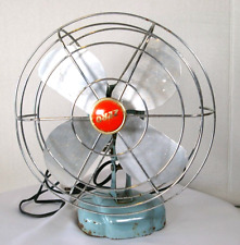 Vintage Zero Electric fan 12494 mid sized Runs Mid Century Industrial 11
