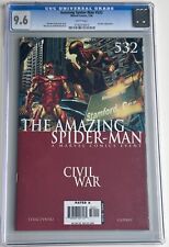 Amazing Spider-Man #532 CGC 9.6 W: Civil War; Iron Man appearance picture