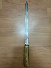 Antique Hand Forged Knife Dagger Khanjar With Bone Handle Date 1911 U1.MA LS. picture