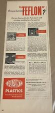 Vintage Have You Heard About Teflon Print Ad New DuPont Plastic picture
