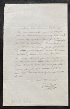 Jules DAVID - Painter - Signed Autograph Letter - His Brother Alexander David picture