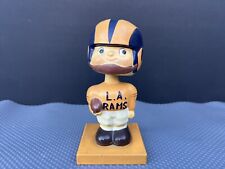 1960's Los Angeles L.A. Rams NFL Bobblehead Nodder Rare Yellow Jersey Wood Base picture