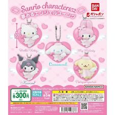 Sanrio Characters Dreaming Angel Keychain Figure Complete Set Capsule Toy NEW picture