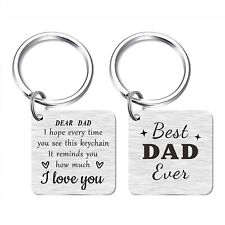 Dad Fathers Day Keychain Gifts - Best Dad Ever Gifts, I Love My dad Birthday ... picture