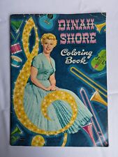 1955 DINAH SHORE COLORING BOOK WHITMAN PUBLISHING COMPANY picture