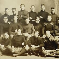 Rare 1914 RPPC Postcard Walton New York Football Team Delaware County NY picture