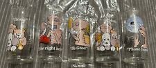 Vintage 1982 ET Extra Terrestrial Collector Glasses Pizza Hut Complete 5 Total picture