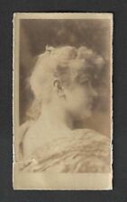 c1880's Unknown Tobacco Card - Lillian Russell Back of Neck Pose - Skinned picture