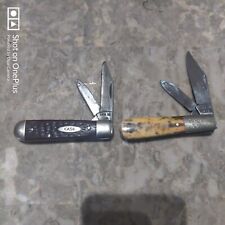 (2) VINTAGE Case XX A62009 1/2 AND CASE XX 6235 1/2 KNIFES  picture