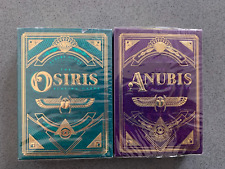 Osiris and Anubis playing poker cards decks SEALED Steve Minty Kickstarter picture