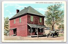 c1915~Old Custom House~Yorktown Virginia VA~Historic Colonial Building~Postcard picture