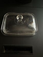 Vintage Pyrex 25-A Replacement Clear Glass Rectangular Lid Only picture