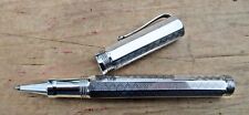 New Montegrappa Reminiscence Sterling Silver Engraved Rollerball Pen picture