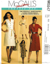 McCall's Pattern M5847 The Perfect Shirtdress, Size 6-12, FF picture
