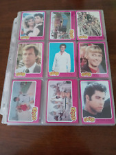 Grease Trading Cards - 1978 - 10 covered sheets - 4 different series picture