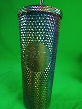 Laser Purple Iridescent - Starbucks 24oz Cold Drink Diamond Studded Tumbler Gift picture