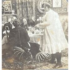 Antique Stereoscope Photo Card Black White Keystone Co Copyright 1900 Whimsical picture