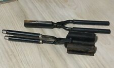 ANTIQUE EARLY 1900’s HAIR CRIMPING TONGS CURLING TOOL SET picture