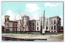 c1910 Chemung County Buildings Exterior Elmira New York Vintage Antique Postcard picture